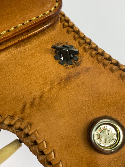 【中古品】【メンズ】 SAAD サード NATIVE AMERICAN LONG WALLET ネイティブ アメリカン ロング ウォレット 長財布 レザー 革 200-260512-em-09-min カラー：ブラウン系 万代Net店
