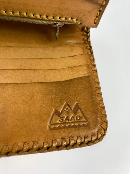 【中古品】【メンズ】 SAAD サード NATIVE AMERICAN LONG WALLET ネイティブ アメリカン ロング ウォレット 長財布 レザー 革 200-260512-em-09-min カラー：ブラウン系 万代Net店