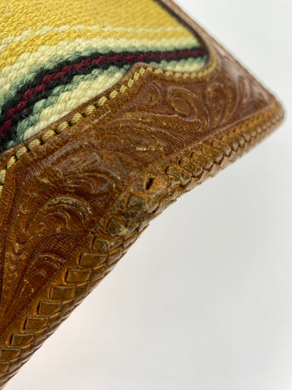 【中古品】【メンズ】 SAAD サード NATIVE AMERICAN LONG WALLET ネイティブ アメリカン ロング ウォレット 長財布 レザー 革 200-260512-em-09-min カラー：ブラウン系 万代Net店