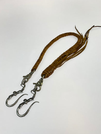 【中古品】【メンズ/レディース】 SAAD サード WALLET CHAIN ウォレット チェーン レザー アクセサリー 191-260510-em-14-min カラー：ブラウン 万代Net店