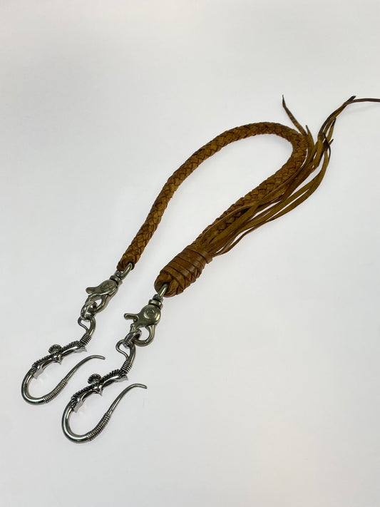 【中古品】【メンズ/レディース】 SAAD サード WALLET CHAIN ウォレット チェーン レザー アクセサリー 191-260510-em-14-min カラー：ブラウン 万代Net店