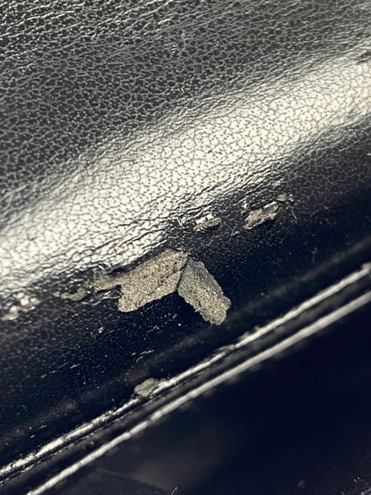 【現状渡し品】【レディース】 MM6 MAISON MARGIELA エムエム6 メゾン マルジェラ FLAP WALLET フラップ ウォレット コインケース 小銭入れ 財布 200-260512-em-08-min カラー：ブラック 万代Net店
