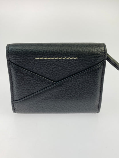 【現状渡し品】【レディース】 MM6 MAISON MARGIELA エムエム6 メゾン マルジェラ FLAP WALLET フラップ ウォレット コインケース 小銭入れ 財布 200-260512-em-08-min カラー：ブラック 万代Net店