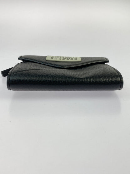 【現状渡し品】【レディース】 MM6 MAISON MARGIELA エムエム6 メゾン マルジェラ FLAP WALLET フラップ ウォレット コインケース 小銭入れ 財布 200-260512-em-08-min カラー：ブラック 万代Net店