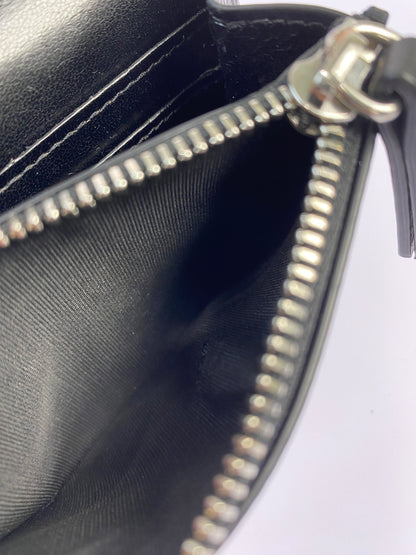 【現状渡し品】【レディース】 MM6 MAISON MARGIELA エムエム6 メゾン マルジェラ FLAP WALLET フラップ ウォレット コインケース 小銭入れ 財布 200-260512-em-08-min カラー：ブラック 万代Net店