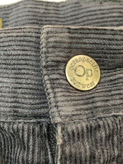 【中古品】【メンズ】 STANDARD CALIFORNIA スタンダード カリフォルニア OCEAN PACIFIC CORDUROY SHORT オーシャン パシフィック コーデュロイ ショートパンツ メンズ ボトムス 短パン 151-260518-em-03-min サイズ：S カラー：ブラック 万代Net店