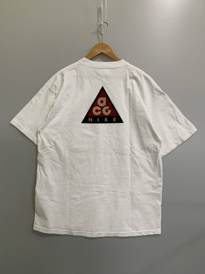 【中古品】【メンズ】 NIKE ナイキ 90S ACG LOGO TEE 半袖Tシャツ ショートスリーブ 146-260508-AS-91-min サイズ：L カラー：ホワイト 万代Net店