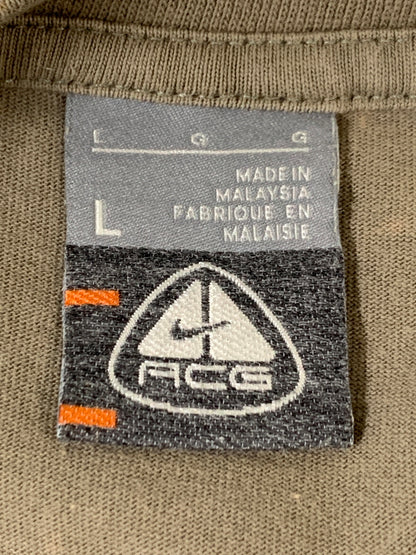 【中古品】【メンズ】 NIKE ACG ナイキ エーシージー 00S HIPPIES SMELL TEE 半袖Tシャツ ショートスリーブ 146-260508-AS-92-min サイズ：L カラー：ベージュ系 万代Net店