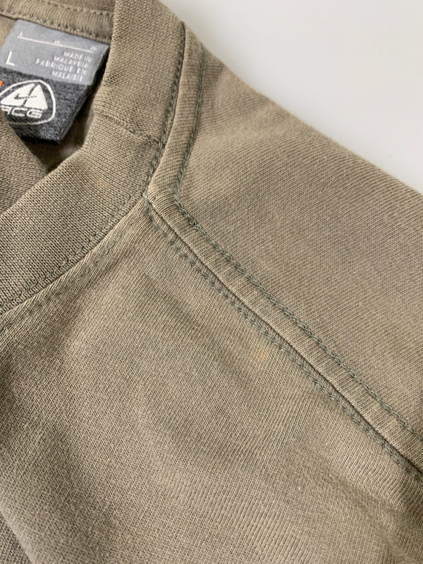 【中古品】【メンズ】 NIKE ACG ナイキ エーシージー 00S HIPPIES SMELL TEE 半袖Tシャツ ショートスリーブ 146-260508-AS-92-min サイズ：L カラー：ベージュ系 万代Net店