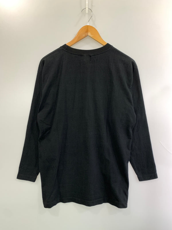 【中古品】【メンズ】 DKNY ダナキャラン 90S LS LOGO TEE 90年代 長袖 ロゴ Tシャツ メンズトップス ロンＴ 146-260515-em-09-min カラー：ブラック 万代Net店