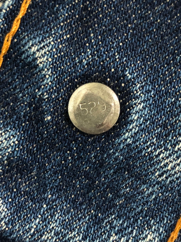 【現状渡し品】【メンズ】 LEVI'S リーバイス 70S 70505-0217 BIG E DENIM JACKET 70年代 ビッグE デニムジャケット メンズ アウター Gジャン ヴィンテージ 146-260510-em-51-min サイズ：40 カラー：インディゴブルー 万代Net店