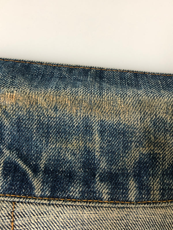 【現状渡し品】【メンズ】 LEVI'S リーバイス 70S 70505-0217 BIG E DENIM JACKET 70年代 ビッグE デニムジャケット メンズ アウター Gジャン ヴィンテージ 146-260510-em-51-min サイズ：40 カラー：インディゴブルー 万代Net店