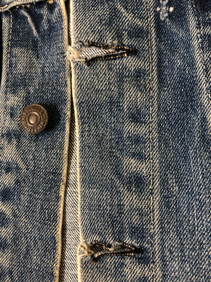 【現状渡し品】【メンズ】 LEVI'S リーバイス 60S ボタン裏 O 557 3RD DENIM JACKET デニムジャケット 60年代 メンズ アウター Gジャン ヴィンテージ 146-260510-em-50-min カラー：インディゴブルー 万代Net店