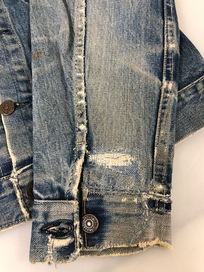 【現状渡し品】【メンズ】 LEVI'S リーバイス 60S ボタン裏 O 557 3RD DENIM JACKET デニムジャケット 60年代 メンズ アウター Gジャン ヴィンテージ 146-260510-em-50-min カラー：インディゴブルー 万代Net店