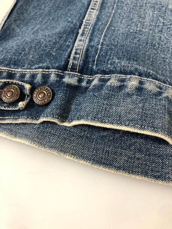 【現状渡し品】【メンズ】 LEVI'S リーバイス 60S ボタン裏 O 557 3RD DENIM JACKET デニムジャケット 60年代 メンズ アウター Gジャン ヴィンテージ 146-260510-em-50-min カラー：インディゴブルー 万代Net店