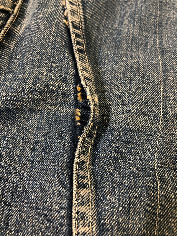 【現状渡し品】【メンズ】 LEVI'S リーバイス 60S ボタン裏 O 557 3RD DENIM JACKET デニムジャケット 60年代 メンズ アウター Gジャン ヴィンテージ 146-260510-em-50-min カラー：インディゴブルー 万代Net店