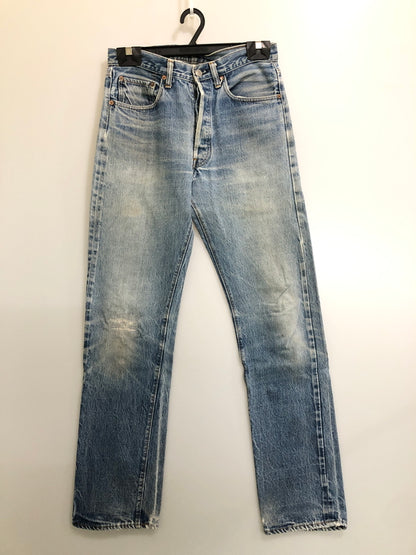 【現状渡し品】【メンズ】 LEVI'S リーバイス 70S 66前期 ボタン裏 6 501 DENIM PANTS 501 デニム パンツ 70年代 ヴィンテージ ジーンズ 157-260510-em-44-min カラー：インディゴブルー 万代Net店