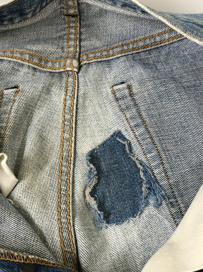 【現状渡し品】【メンズ】 LEVI'S リーバイス 70S 66前期 ボタン裏 6 501 DENIM PANTS 501 デニム パンツ 70年代 ヴィンテージ ジーンズ 157-260510-em-44-min カラー：インディゴブルー 万代Net店