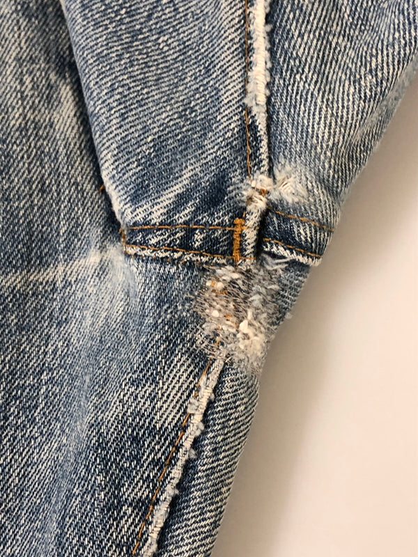 【現状渡し品】【メンズ】 LEVI'S リーバイス 70S 66前期 ボタン裏 6 501 DENIM PANTS 501 デニム パンツ 70年代 ヴィンテージ ジーンズ 157-260510-em-44-min カラー：インディゴブルー 万代Net店