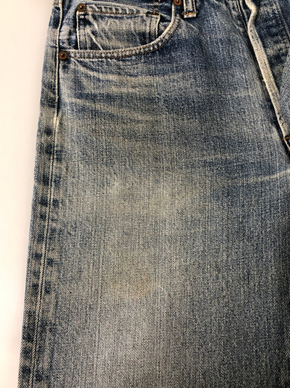 【現状渡し品】【メンズ】 LEVI'S リーバイス 70S 66前期 ボタン裏 6 501 DENIM PANTS 501 デニム パンツ 70年代 ヴィンテージ ジーンズ 157-260510-em-44-min カラー：インディゴブルー 万代Net店
