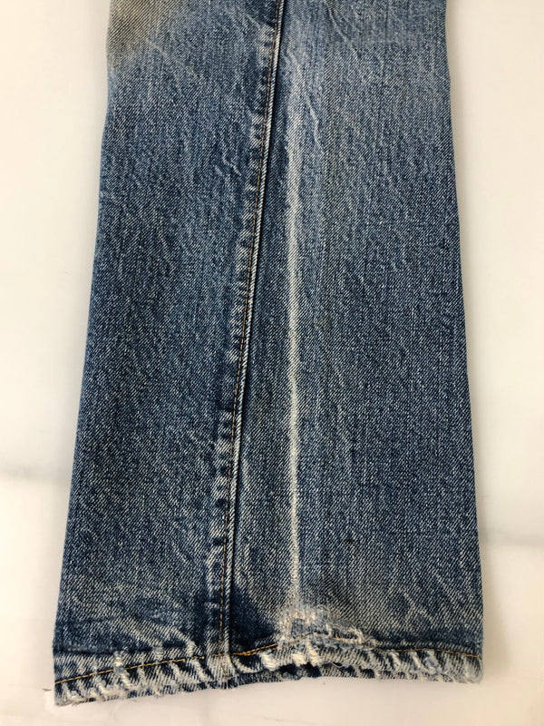 【現状渡し品】【メンズ】 LEVI'S リーバイス 70S 66前期 ボタン裏 6 501 DENIM PANTS 501 デニム パンツ 70年代 ヴィンテージ ジーンズ 157-260510-em-44-min カラー：インディゴブルー 万代Net店