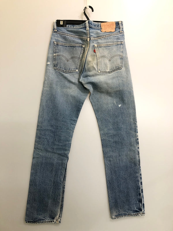 【現状渡し品】【メンズ】 LEVI'S リーバイス 70S 66前期 ボタン裏 6 501 DENIM PANTS 501 デニム パンツ 70年代 ヴィンテージ ジーンズ 157-260510-em-44-min カラー：インディゴブルー 万代Net店
