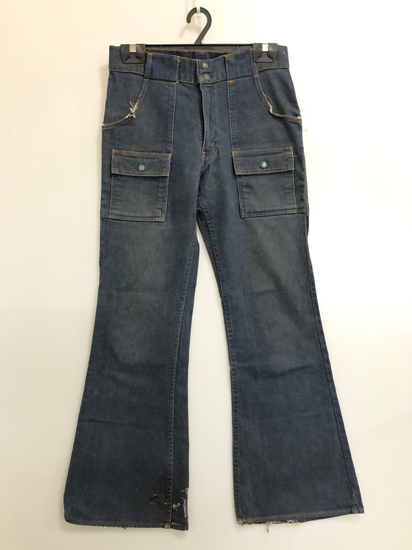 【現状渡し品】【メンズ】 LEVI'S リーバイス 70S 676 BUSH PANTS 70年代 676 ブッシュパンツ デニムパンツ メンズ ボトムス ジーンズ 157-260510-em-42-min カラー：インディゴブルー 万代Net店