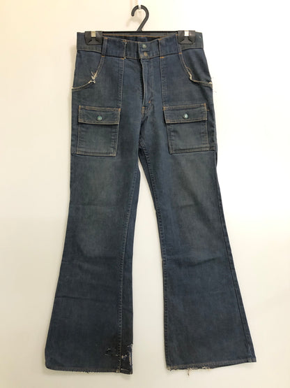 【現状渡し品】【メンズ】 LEVI'S リーバイス 70S 676 BUSH PANTS 70年代 676 ブッシュパンツ デニムパンツ メンズ ボトムス ジーンズ 157-260510-em-42-min カラー：インディゴブルー 万代Net店