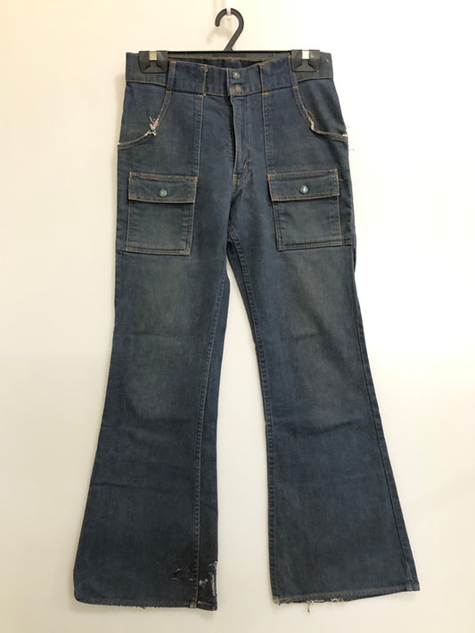 【現状渡し品】【メンズ】 LEVI'S リーバイス 70S 676 BUSH PANTS 70年代 676 ブッシュパンツ デニムパンツ メンズ ボトムス ジーンズ 157-260510-em-42-min カラー：インディゴブルー 万代Net店