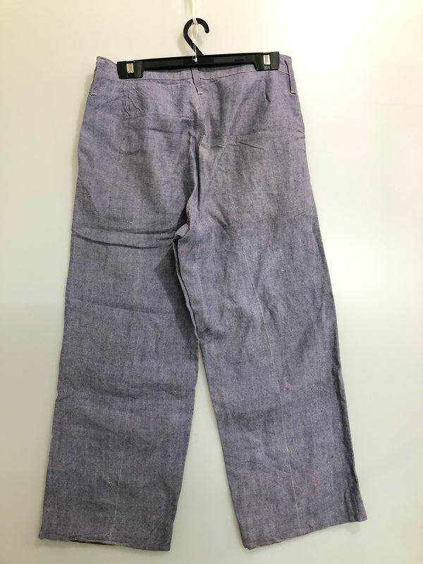 【現状渡し品】【メンズ】 FRENCH MILITARY フレンチ ミリタリー 50-60S ラミーリネン セーラーパンツ 50年代 60年代 メンズ ボトムス 157-260510-em-45-min カラー：パープル 万代Net店