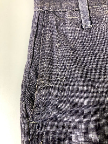 【現状渡し品】【メンズ】 FRENCH MILITARY フレンチ ミリタリー 50-60S ラミーリネン セーラーパンツ 50年代 60年代 メンズ ボトムス 157-260510-em-45-min カラー：パープル 万代Net店