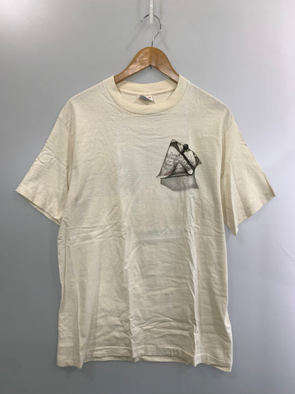 【中古品】【メンズ】 SOF TEE ソフティー 90S MESSAGE JESUS TEE 90年代 メッセージ ジーザス 半袖 Tシャツ メンズ トップス ヴィンテージ 146-260515-em-02-min サイズ：L カラー：ホワイト 万代Net店