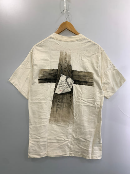 【中古品】【メンズ】 SOF TEE ソフティー 90S MESSAGE JESUS TEE 90年代 メッセージ ジーザス 半袖 Tシャツ メンズ トップス ヴィンテージ 146-260515-em-02-min サイズ：L カラー：ホワイト 万代Net店