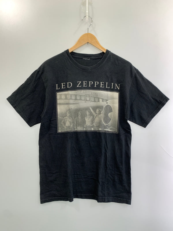 【中古品】【メンズ】 LED ZEPPELIN 00S PRINT TEE レッド・ツェッペリン 00年代 プリント Tシャツ メンズ トップス ヴィンテージ バンド 半袖 146-260510-em-35-min カラー：ブラック 万代Net店