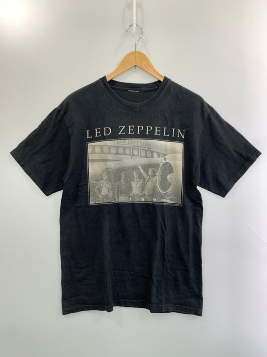 【中古品】【メンズ】 LED ZEPPELIN 00S PRINT TEE レッド・ツェッペリン 00年代 プリント Tシャツ メンズ トップス ヴィンテージ バンド 半袖 146-260510-em-35-min カラー：ブラック 万代Net店