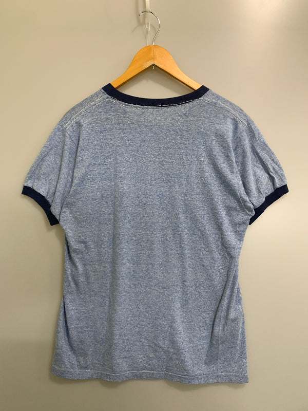 【中古品】【メンズ】 MICKEY ミッキーマウス RINGER TEE リンガー Tシャツ メンズ トップス 半袖 146-260723-em-44-min カラー：ブルー 万代Net店