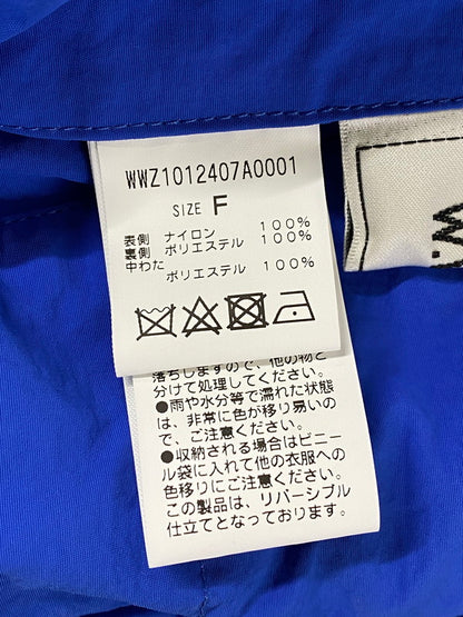 【中古品】【レディース】 WHO'S WHO GALLERY フーズフーギャラリー FP-SPORTS リバブルゾン WWZ1012407A0001 レディース アウター リバーシブル ジャケット アウター 169-260509-yn-03-min サイズ：FREE カラー：ブルー 万代Net店