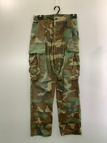 【現状渡し品】【メンズ】 U.S.ARMY ユーエスアーミー 80S トラウザー カーゴパンツ 80年代 メンズ ボトムス ヴィンテージ 157-260510-em-33-min サイズ：SMALL-REGULAR カラー：ブラウン系（カモ） 万代Net店