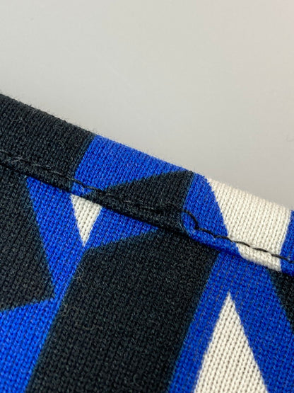【中古品】【レディース】 DIANEVONFURSTENBERG ダイアンフォンファステンバーグ 幾何学柄シルク混 ワンピース 170-260509-yn-07-min サイズ：8 カラー：ブルー系 万代Net店