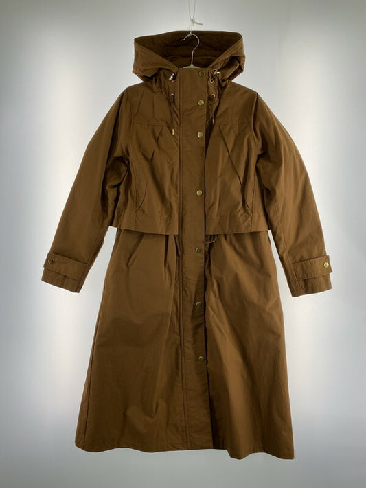 【中古品】【レディース】 ANDEMIU LONG COAT AMG73207AD アンデミュウ ロングマウンテンパーカー アウター 169-260509-yn-02-min サイズ：S カラー：ブラウン 万代Net店