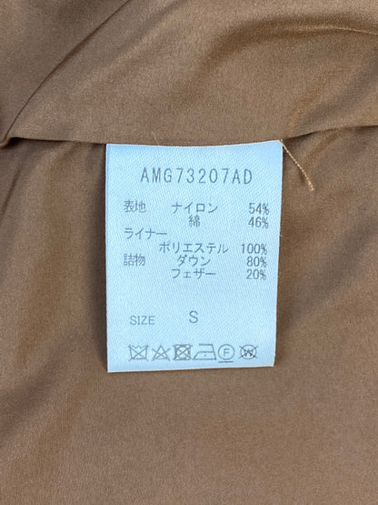 【中古品】【レディース】 ANDEMIU LONG COAT AMG73207AD アンデミュウ ロングマウンテンパーカー アウター 169-260509-yn-02-min サイズ：S カラー：ブラウン 万代Net店