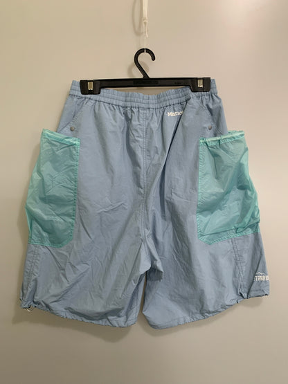 【中古品】【メンズ】 STABRIDGE スタブリッジ ×MARMOT マーモット TOMTJD81AM SHORT PANTS ショートパンツ 155-260523-zi-13-min サイズ：L カラー：タイトブルー 万代Net店