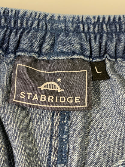 【中古品】【メンズ】 STABRIDGE スタブリッジ DENIM SHORT PANTS デニムショートパンツ 142-260516-zi-28-min サイズ：L カラー：インディゴ 万代Net店
