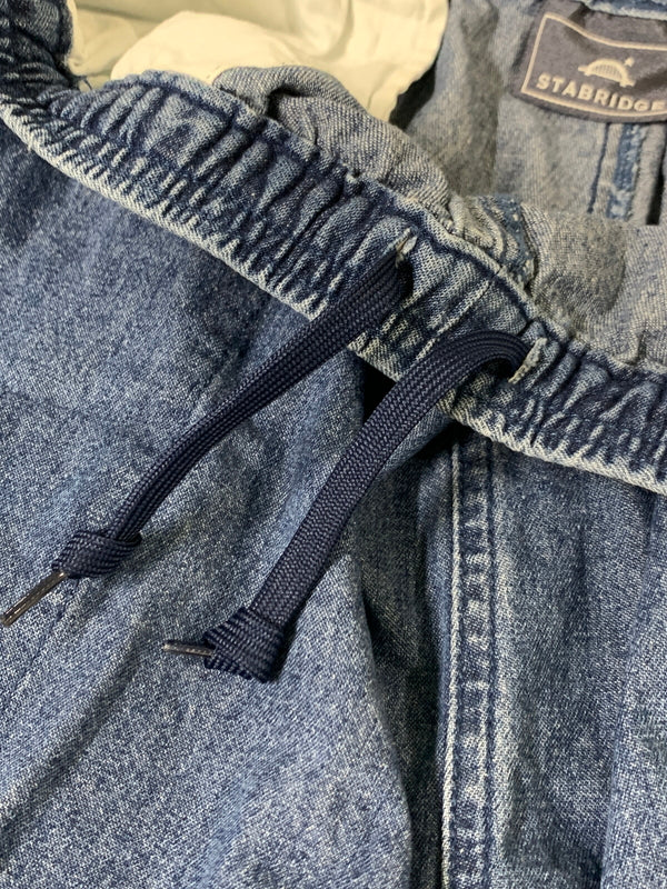 【中古品】【メンズ】 STABRIDGE スタブリッジ DENIM SHORT PANTS デニムショートパンツ 142-260516-zi-28-min サイズ：L カラー：インディゴ 万代Net店
