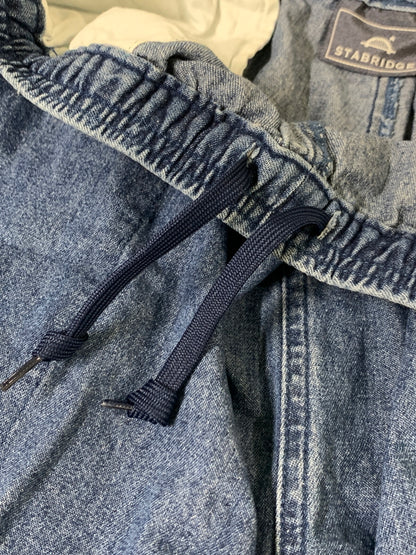 【中古品】【メンズ】 STABRIDGE スタブリッジ DENIM SHORT PANTS デニムショートパンツ 142-260516-zi-28-min サイズ：L カラー：インディゴ 万代Net店