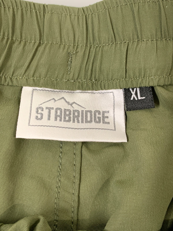 【中古品】【メンズ】 STABRIDGE スタブリッジ NYLON SHORT PANTS ナイロンショートパンツ 153-260516-zi-31-min サイズ：XL カラー：グリーンカーキ 万代Net店