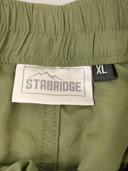 【中古品】【メンズ】 STABRIDGE スタブリッジ NYLON SHORT PANTS ナイロンショートパンツ 153-260516-zi-31-min サイズ：XL カラー：グリーンカーキ 万代Net店