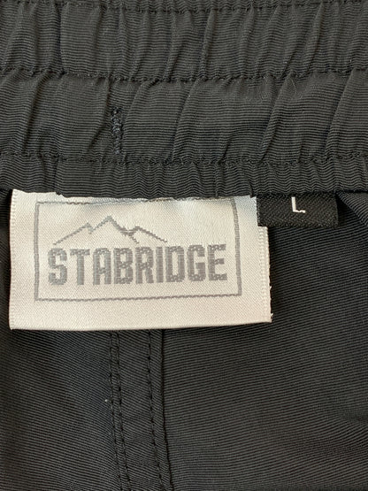 【中古品】【メンズ】 STABRIDGE スタブリッジ NYLON SHORT PANTS ナイロン ショート パンツ メンズ ボトムス アパートメント 153-260518-em-19-min サイズ：L カラー：ブラック 万代Net店
