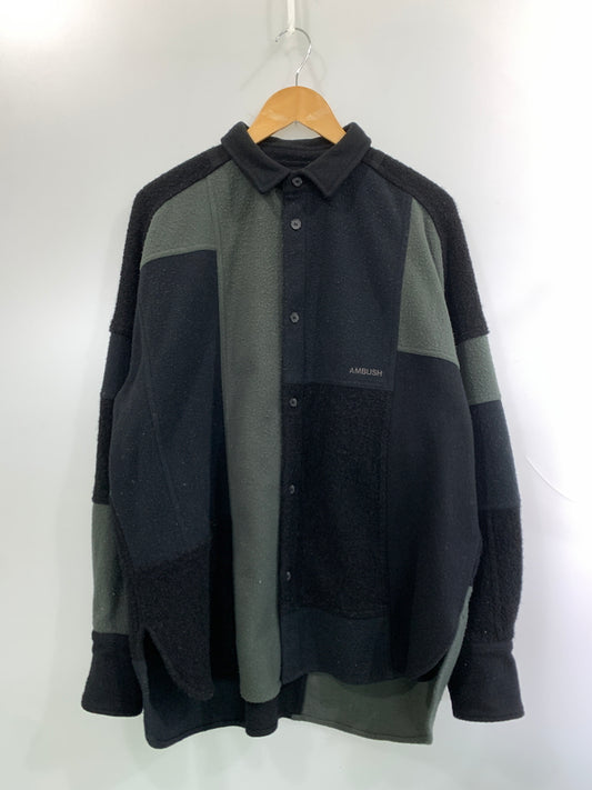 【現状渡し品】【メンズ】 AMBUSH アンブッシュ WOOL JACKET 1SE344 ウール ジャケット メンズ アウター 142-260513-KS-18-min サイズ：2 カラー：ブラック/グリーン 万代Net店