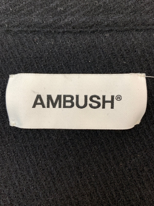 【現状渡し品】【メンズ】 AMBUSH アンブッシュ WOOL JACKET 1SE344 ウール ジャケット メンズ アウター 142-260513-KS-18-min サイズ：2 カラー：ブラック/グリーン 万代Net店